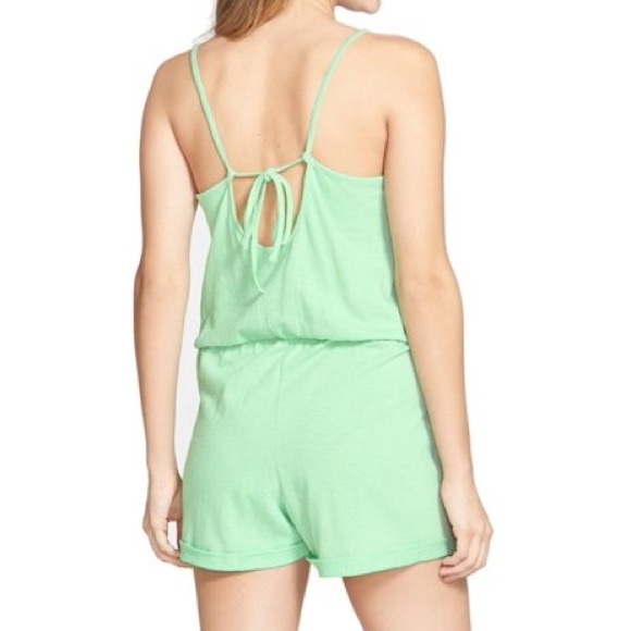 NWT BP Green Romper Spaghetti Straps - Picture 2 of 8
